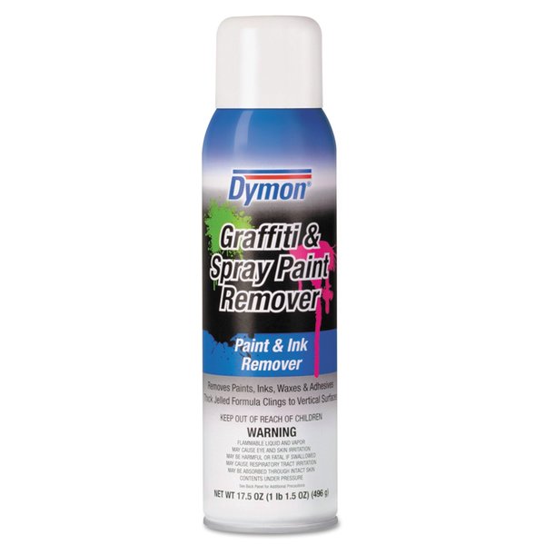 Dymon Graffiti/Paint Remover, Jelled Formula, 17.5oz Aerosol, PK12 07820